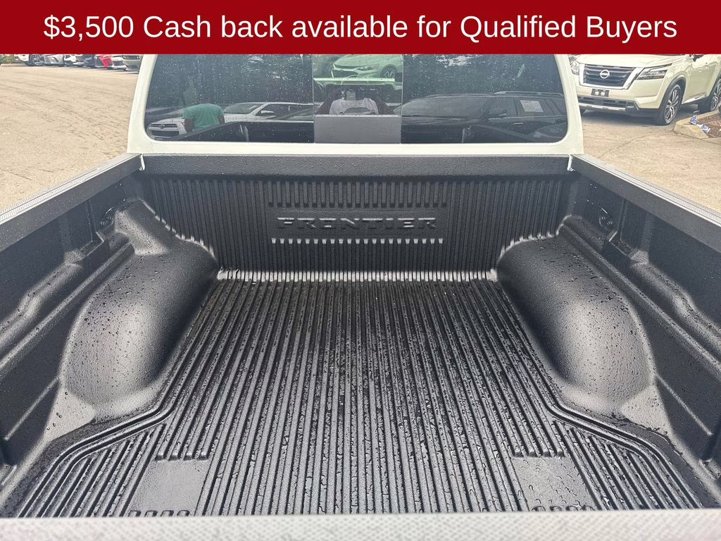 2026 Glacier White Nissan Frontier SV 4X4 Truck