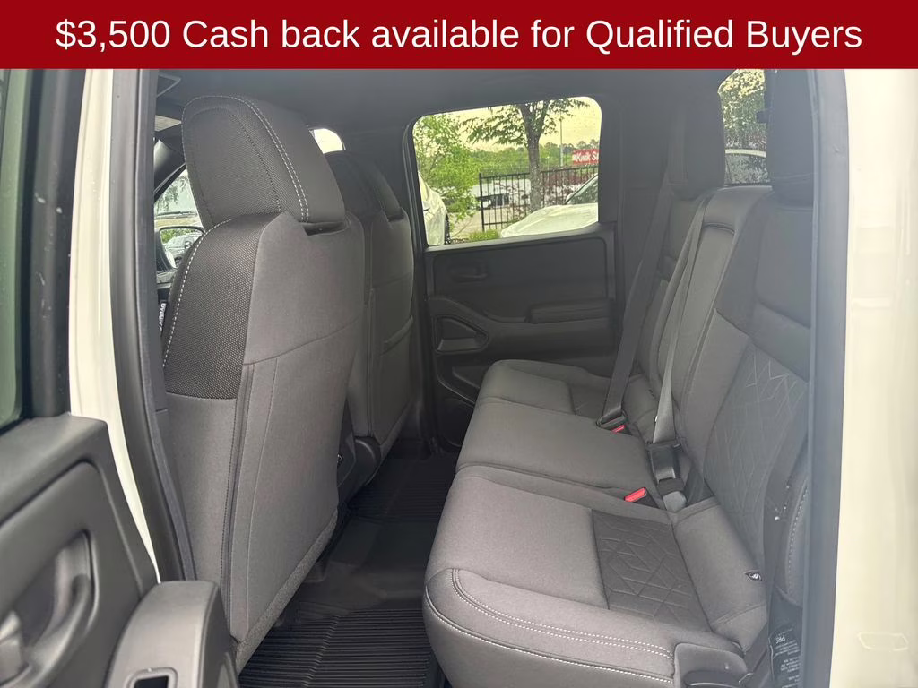 2026 Glacier White Nissan Frontier SV 4X4 Truck