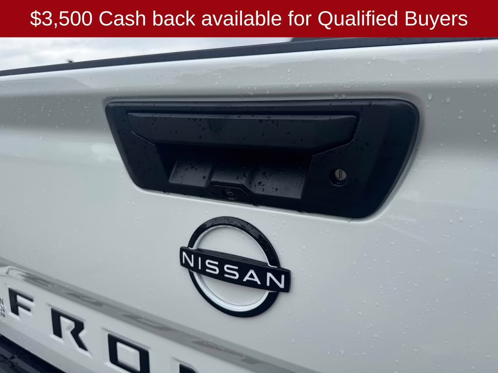 2026 Glacier White Nissan Frontier SV 4X4 Truck