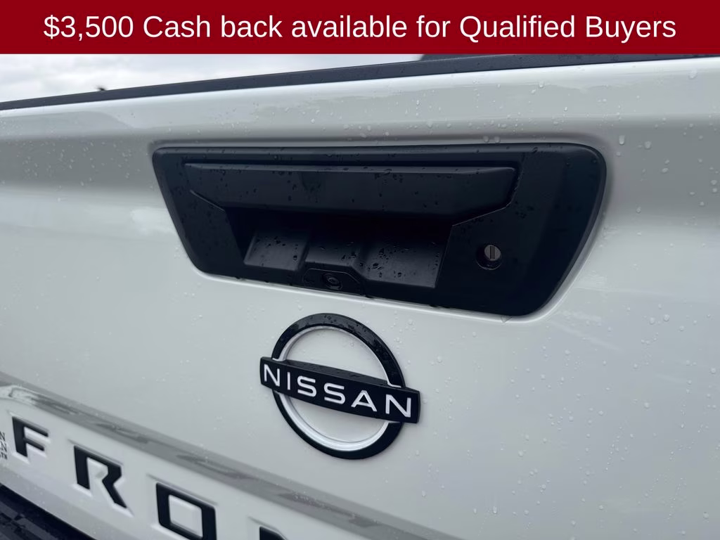 2026 Glacier White Nissan Frontier SV 4X4 Truck