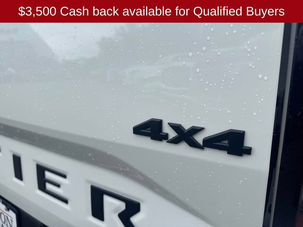 2026 Glacier White Nissan Frontier SV 4X4 Truck