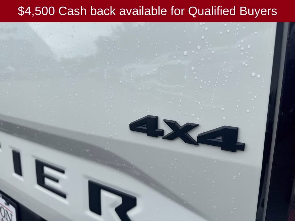 2026 Glacier White Nissan Frontier SV 4X4 Truck