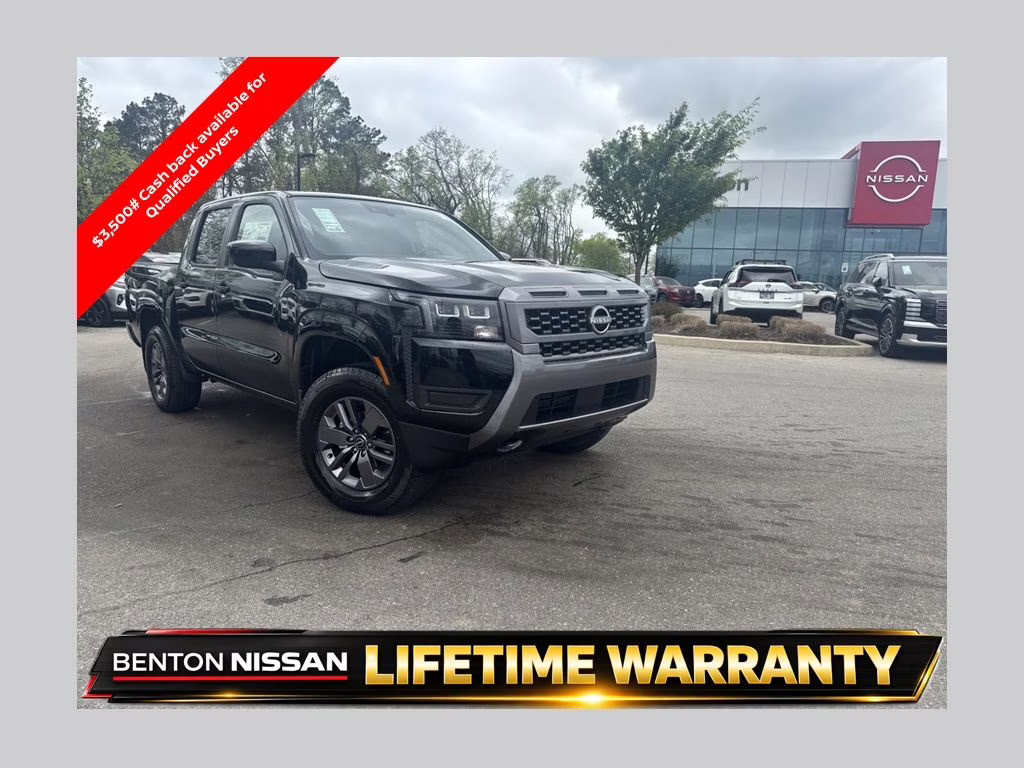 2026 Super Black Nissan Frontier SV 4X4 Truck