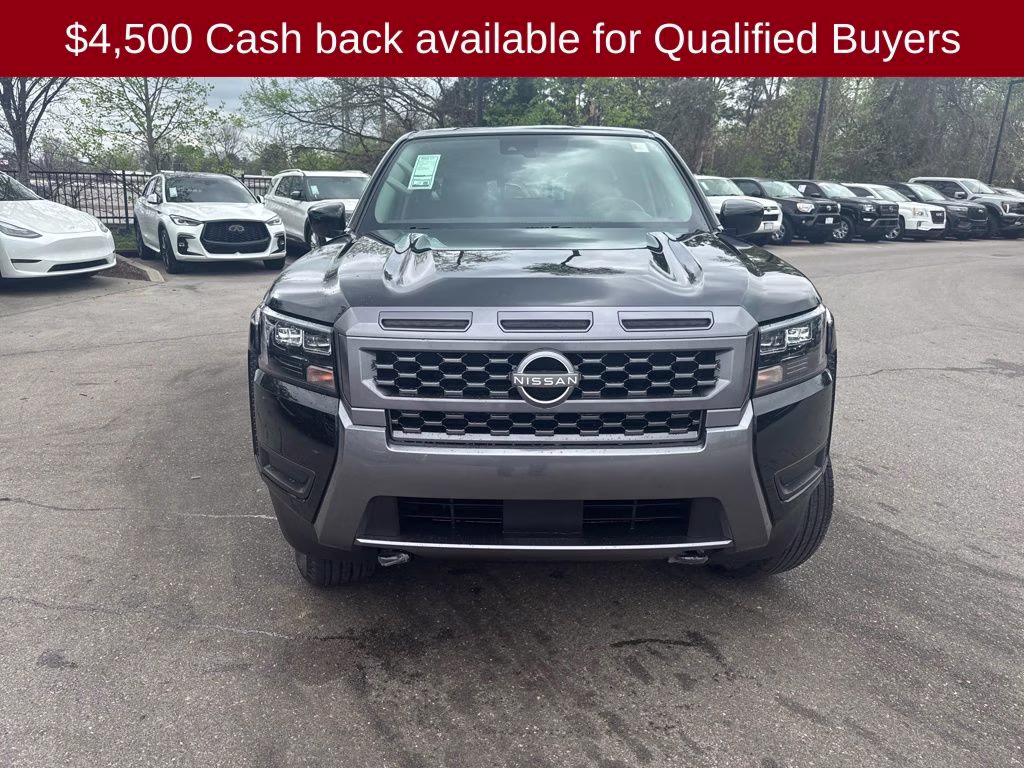 2026 Super Black Nissan Frontier SV 4X4 Truck