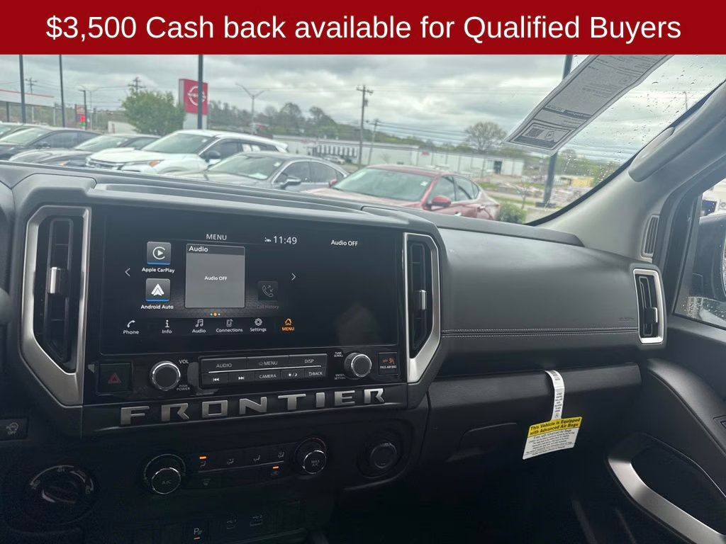 2026 Super Black Nissan Frontier SV 4X4 Truck