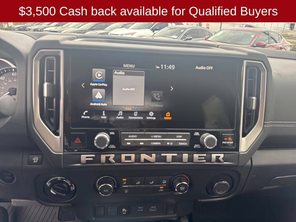 2026 Super Black Nissan Frontier SV 4X4 Truck