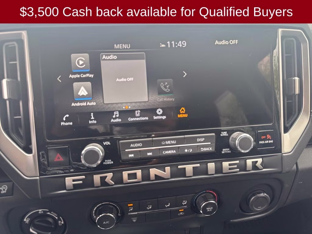2026 Super Black Nissan Frontier SV 4X4 Truck