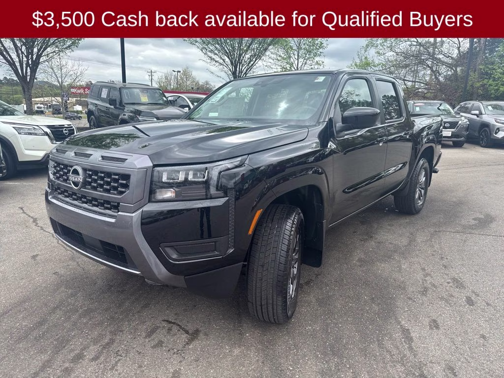 2026 Super Black Nissan Frontier SV 4X4 Truck