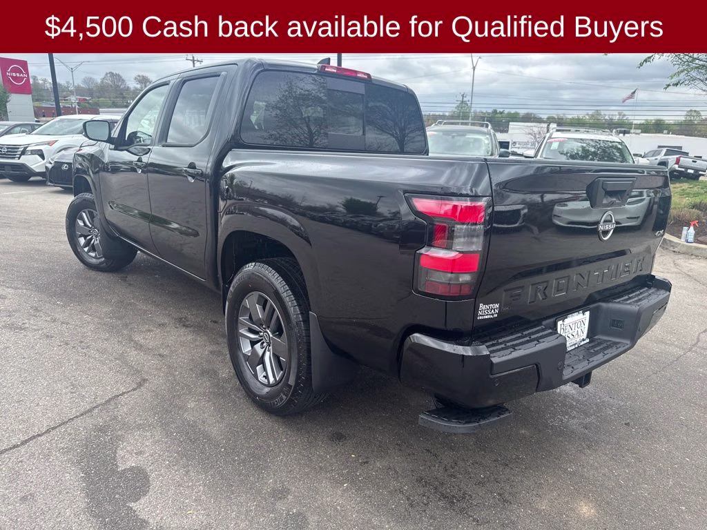 2026 Super Black Nissan Frontier SV 4X4 Truck