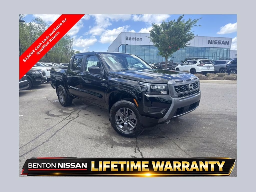 2026 Super Black Nissan Frontier SV 4X4 Truck