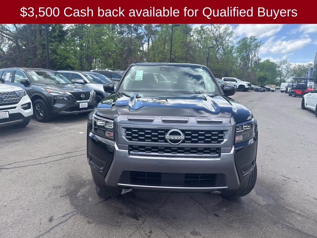 2026 Super Black Nissan Frontier SV 4X4 Truck