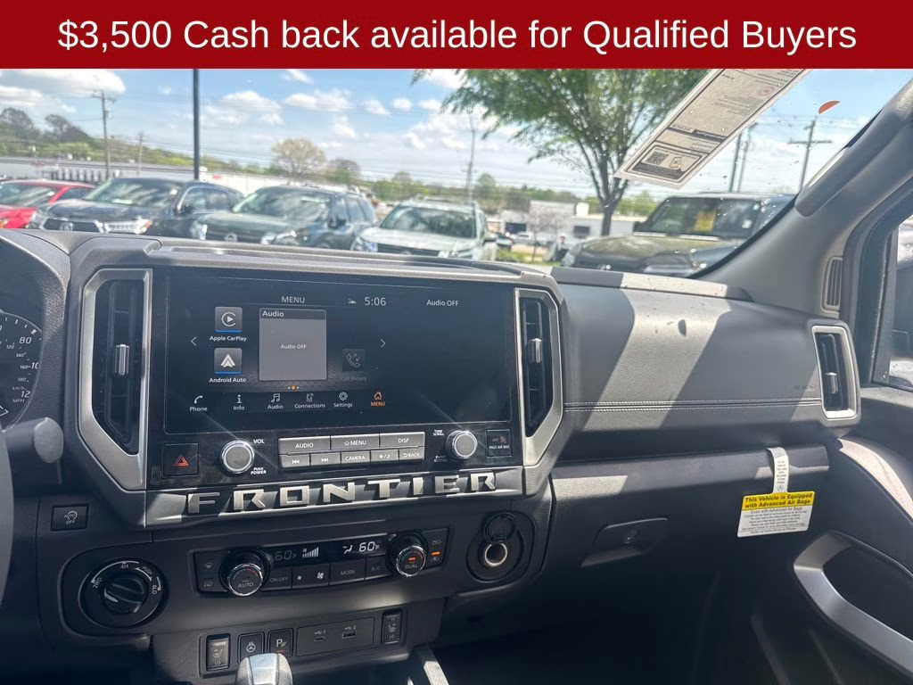 2026 Super Black Nissan Frontier SV 4X4 Truck