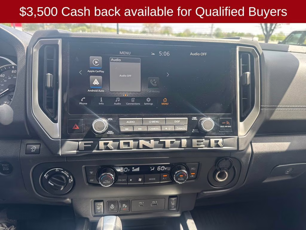 2026 Super Black Nissan Frontier SV 4X4 Truck