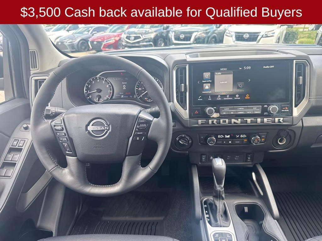 2026 Super Black Nissan Frontier SV 4X4 Truck