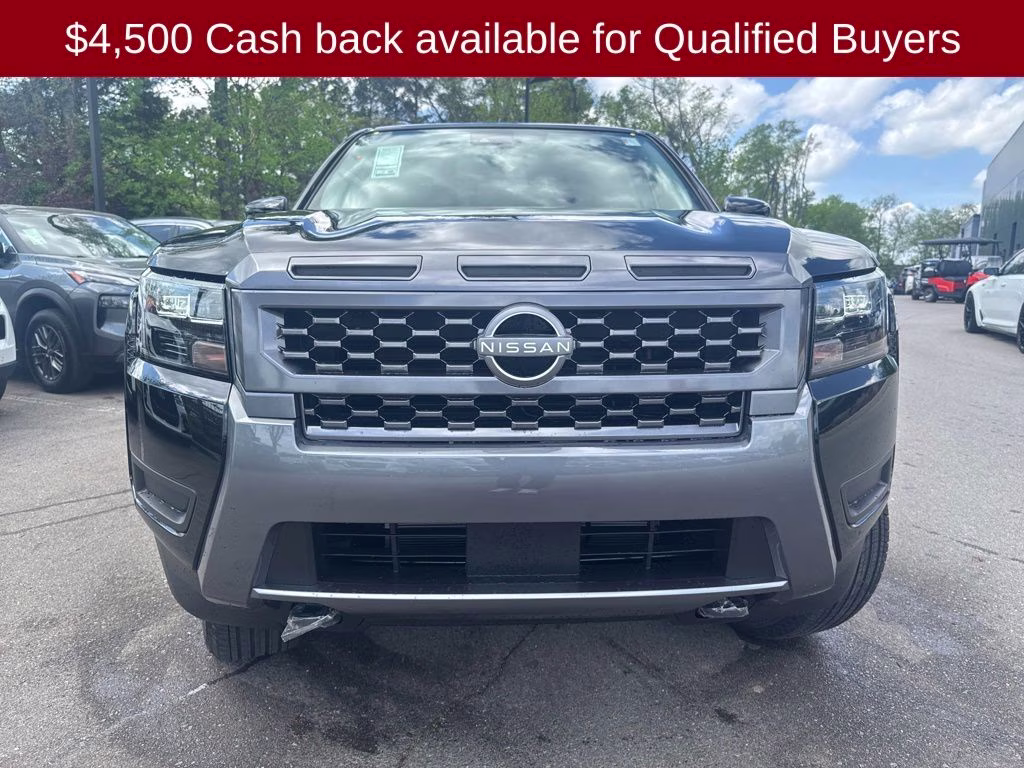 2026 Super Black Nissan Frontier SV 4X4 Truck