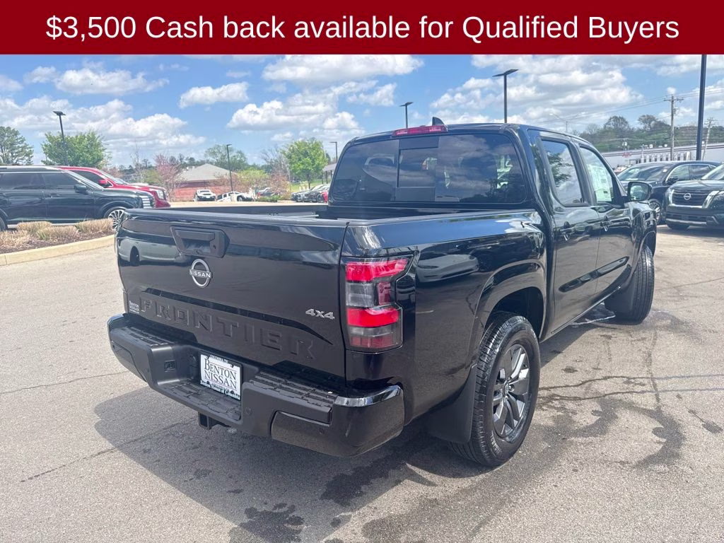 2026 Super Black Nissan Frontier SV 4X4 Truck