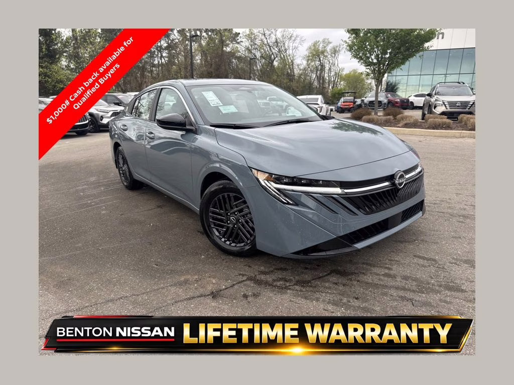 2026 Atlantic Gray Metallic Nissan Sentra SV FWD Sedan