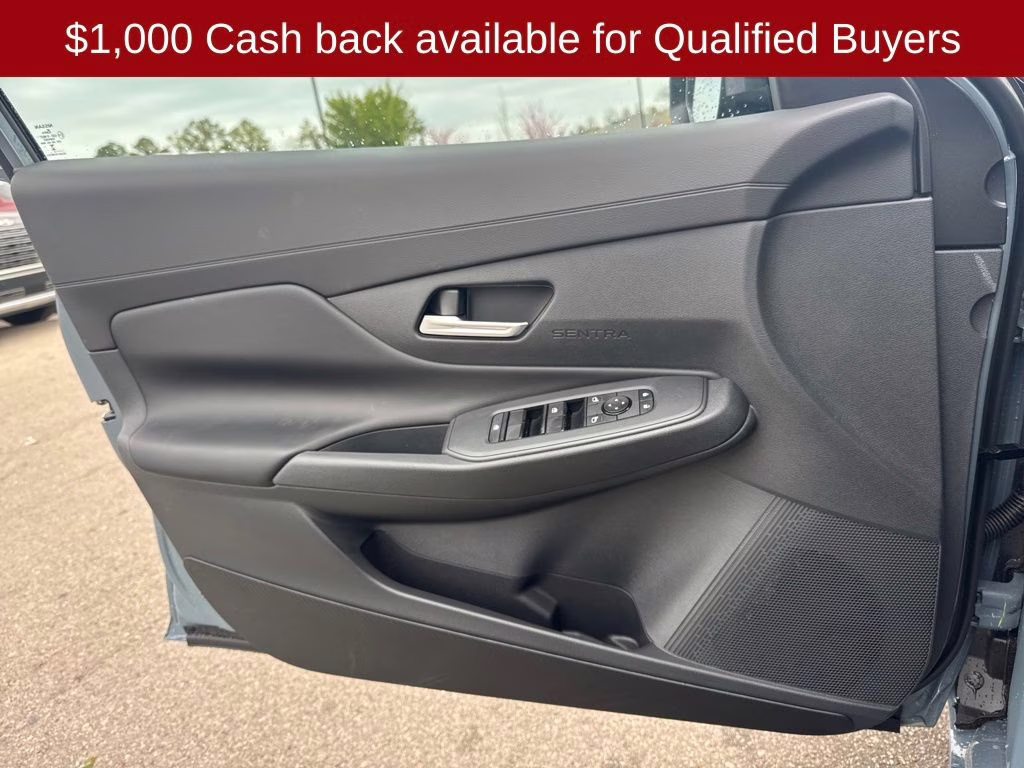 2026 Atlantic Gray Metallic Nissan Sentra SV FWD Sedan