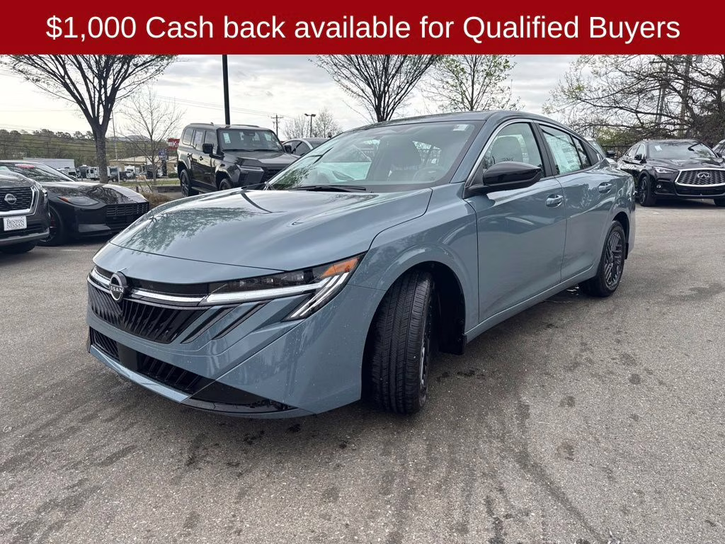 2026 Atlantic Gray Metallic Nissan Sentra SV FWD Sedan