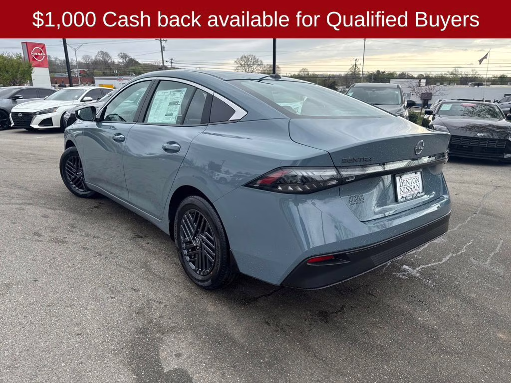 2026 Atlantic Gray Metallic Nissan Sentra SV FWD Sedan