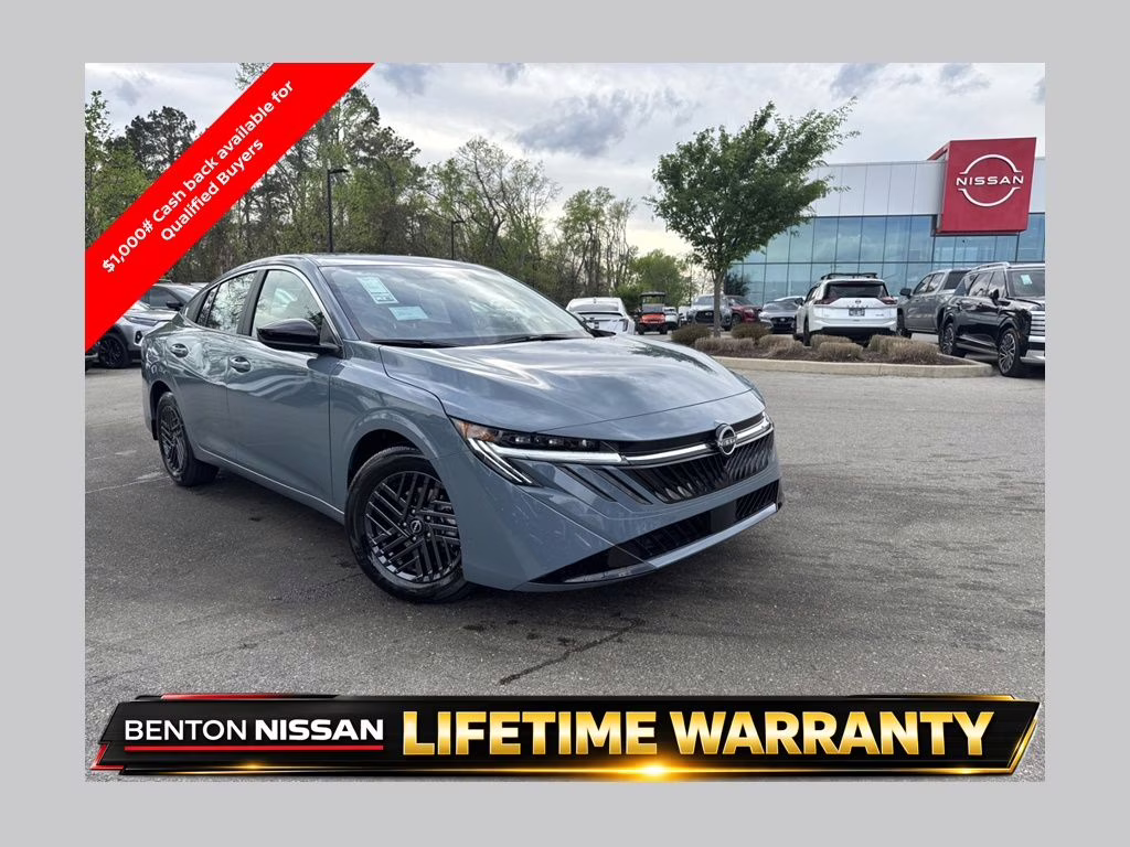 2026 Atlantic Gray Metallic Nissan Sentra SV FWD Sedan