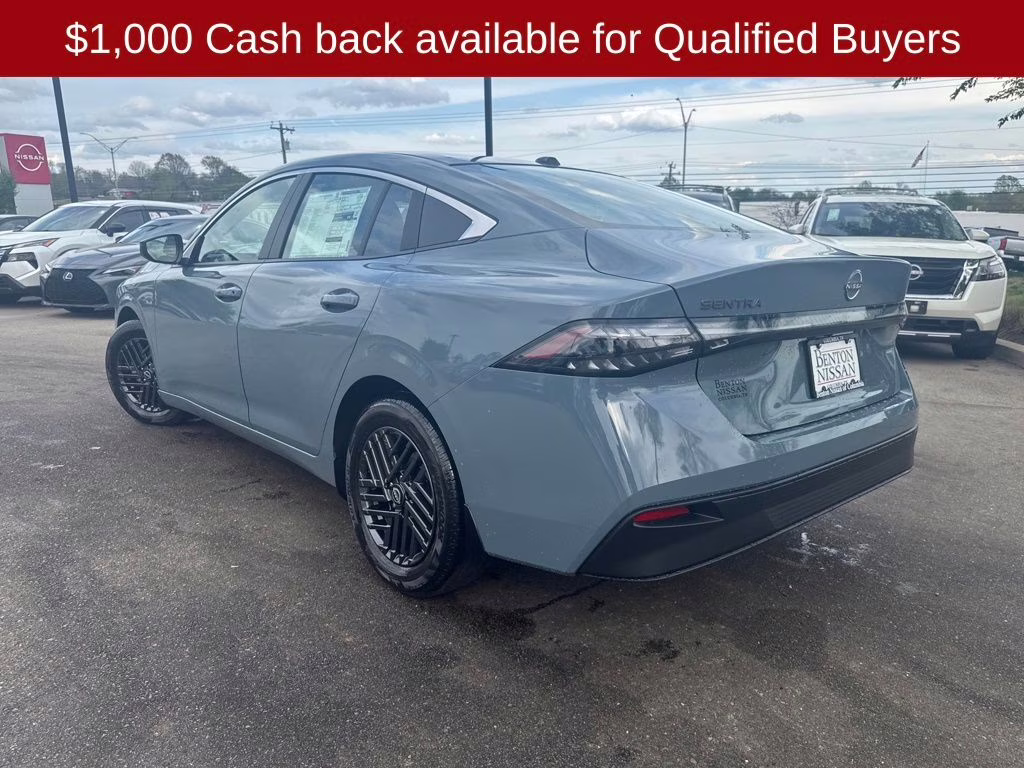 2026 Atlantic Gray Metallic Nissan Sentra SV FWD Sedan