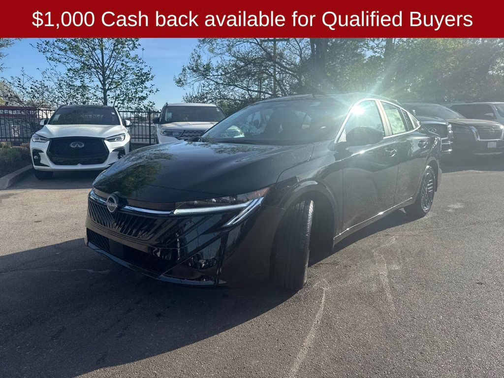 2026 Super Black Nissan Sentra SV FWD Sedan