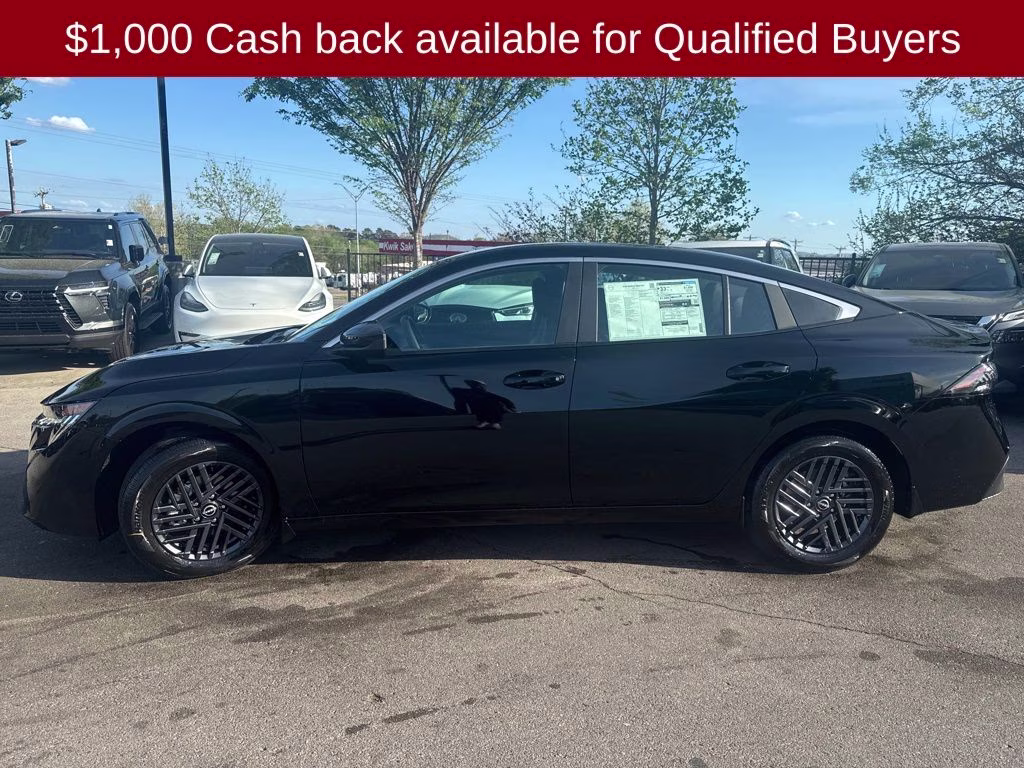 2026 Super Black Nissan Sentra SV FWD Sedan