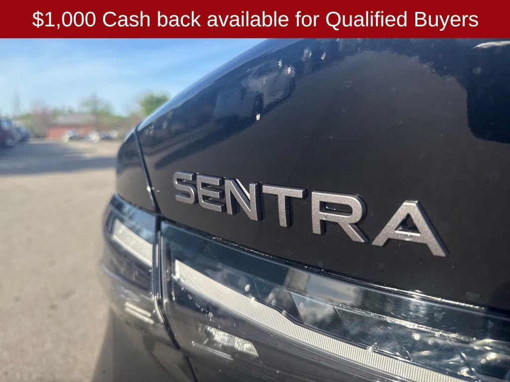 2026 Super Black Nissan Sentra SV FWD Sedan