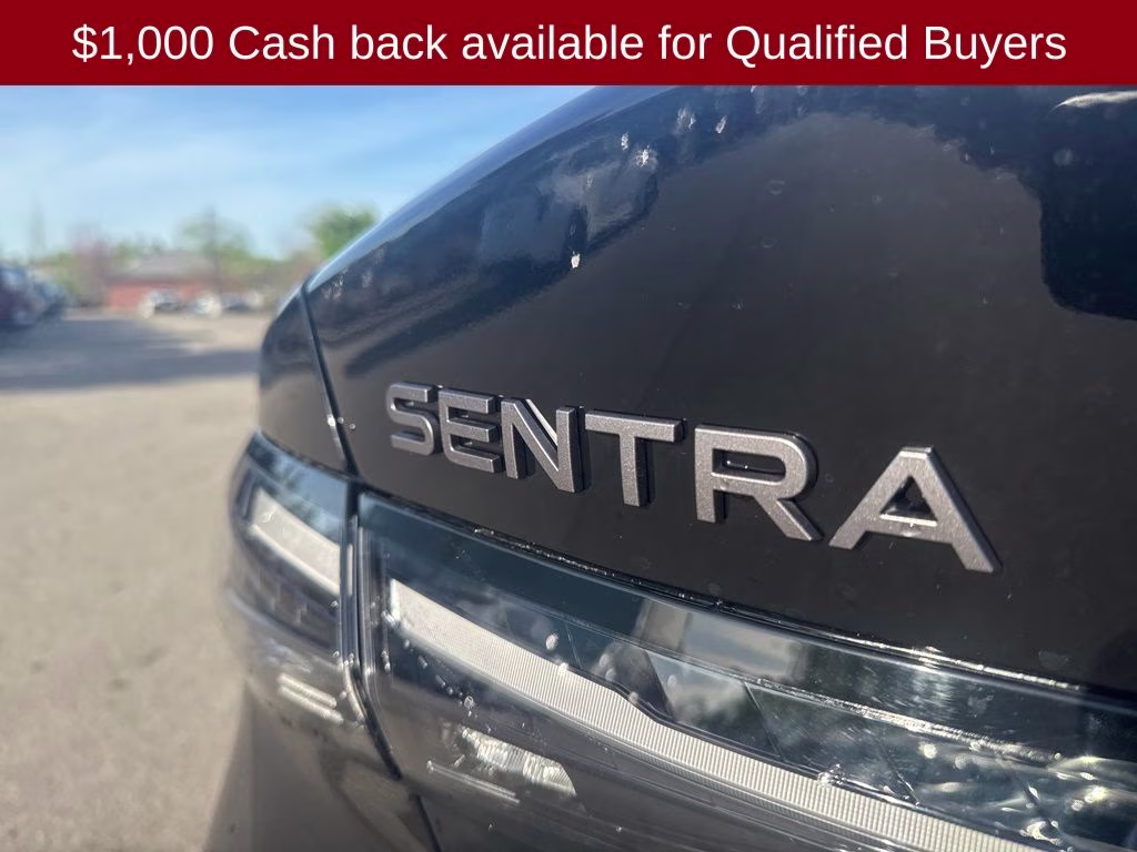 2026 Super Black Nissan Sentra SV FWD Sedan