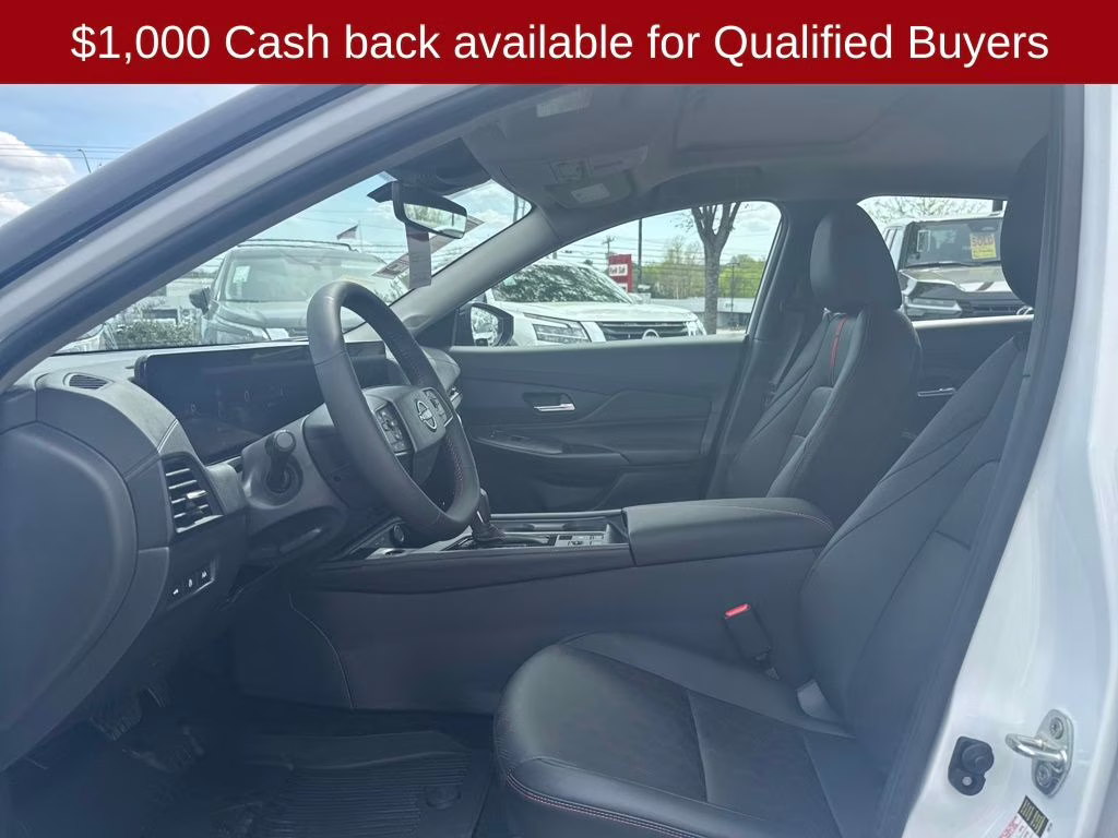 2026 Aspen White/Super Black Nissan Sentra SR FWD Sedan