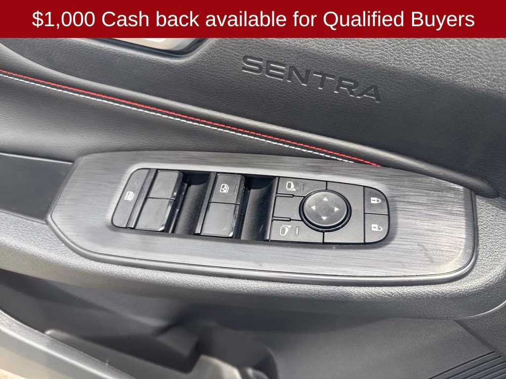 2026 Aspen White/Super Black Nissan Sentra SR FWD Sedan