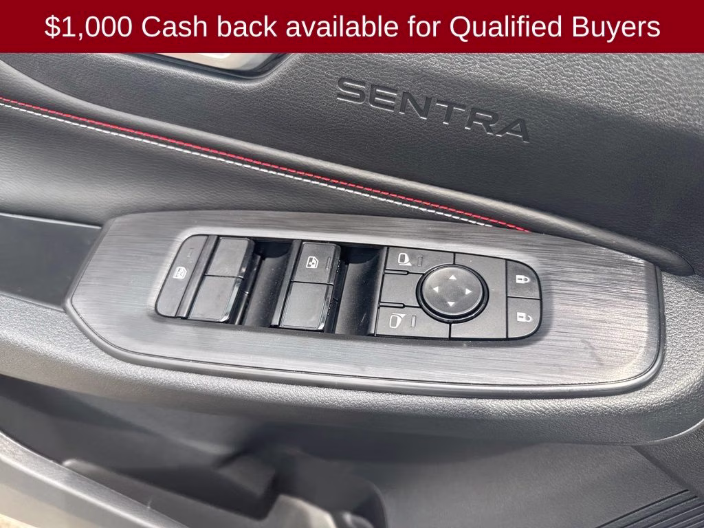 2026 Aspen White/Super Black Nissan Sentra SR FWD Sedan