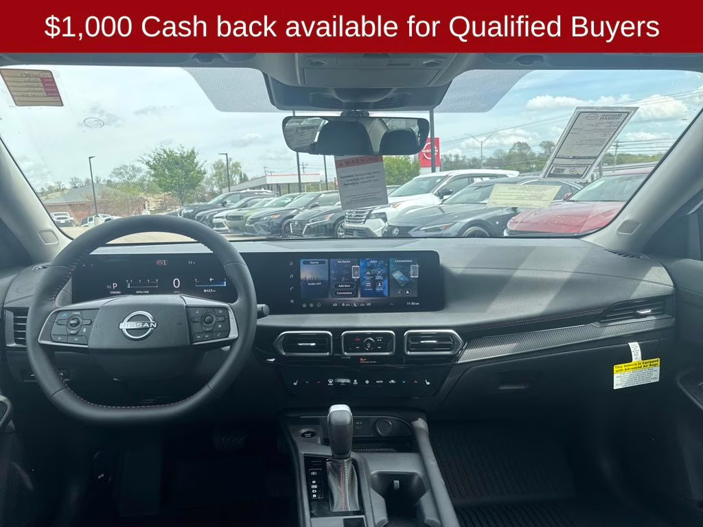 2026 Aspen White/Super Black Nissan Sentra SR FWD Sedan