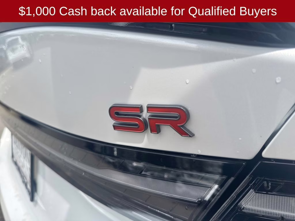 2026 Aspen White/Super Black Nissan Sentra SR FWD Sedan