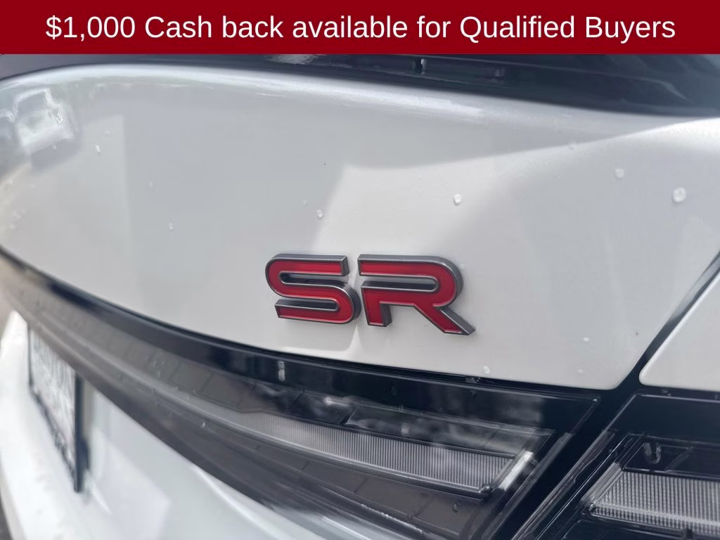 2026 Aspen White/Super Black Nissan Sentra SR FWD Sedan