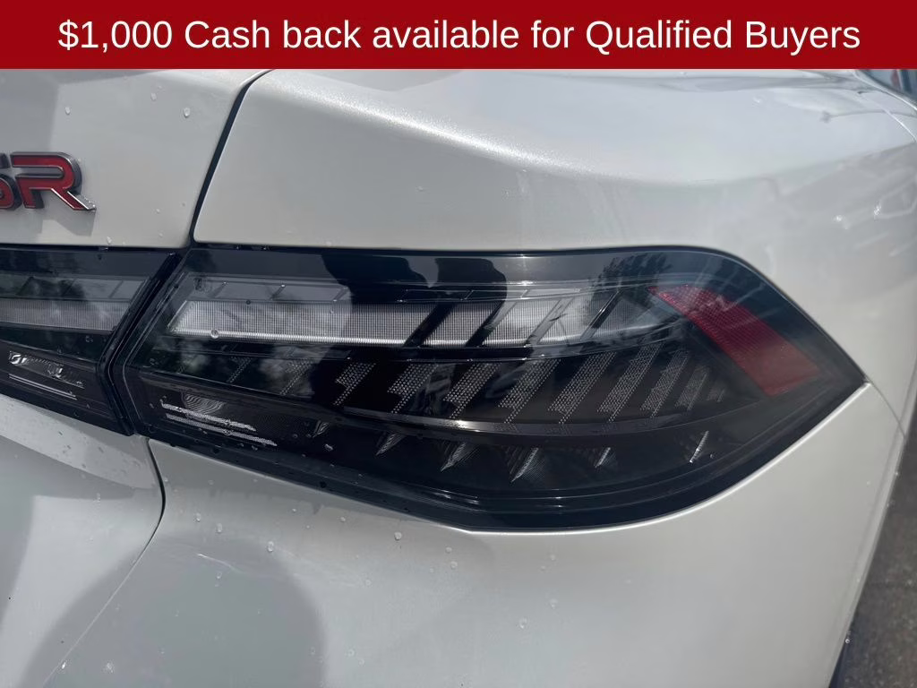 2026 Aspen White/Super Black Nissan Sentra SR FWD Sedan