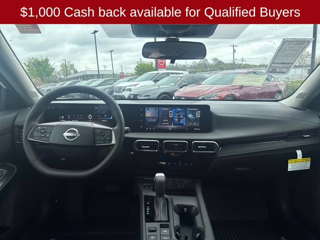 2026 Aspen White/Super Black Nissan Sentra SR FWD Sedan