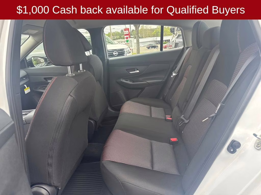 2026 Aspen White/Super Black Nissan Sentra SR FWD Sedan