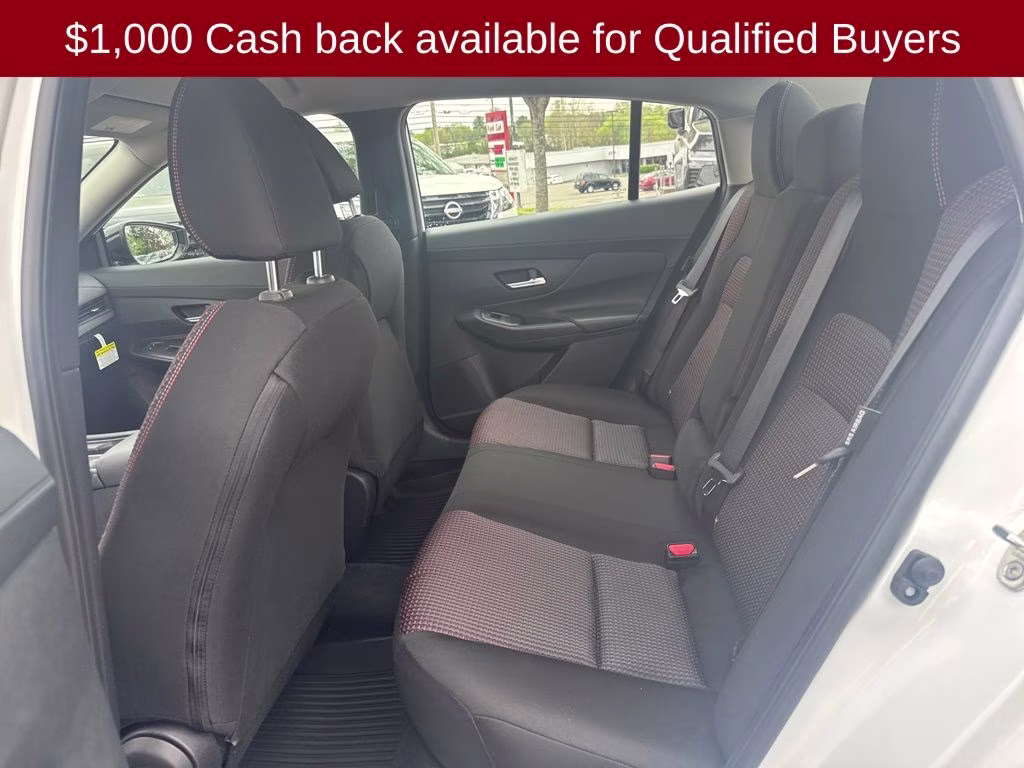 2026 Aspen White/Super Black Nissan Sentra SR FWD Sedan