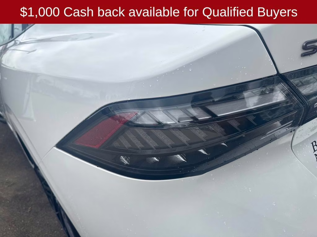 2026 Aspen White/Super Black Nissan Sentra SR FWD Sedan