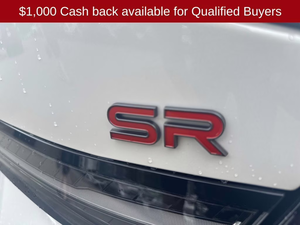 2026 Aspen White/Super Black Nissan Sentra SR FWD Sedan