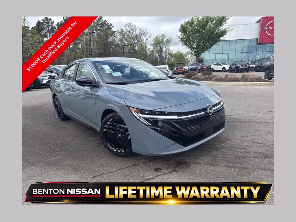 2026 Atlantic Gray Metallic Nissan Sentra SR FWD Sedan