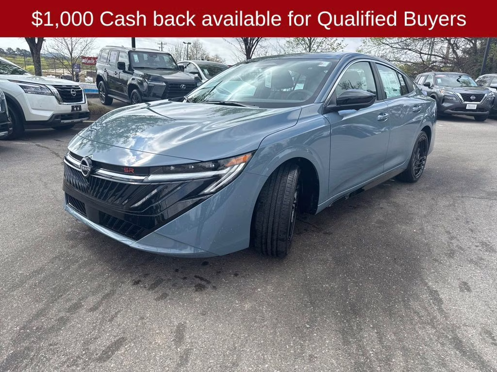 2026 Atlantic Gray Metallic Nissan Sentra SR FWD Sedan