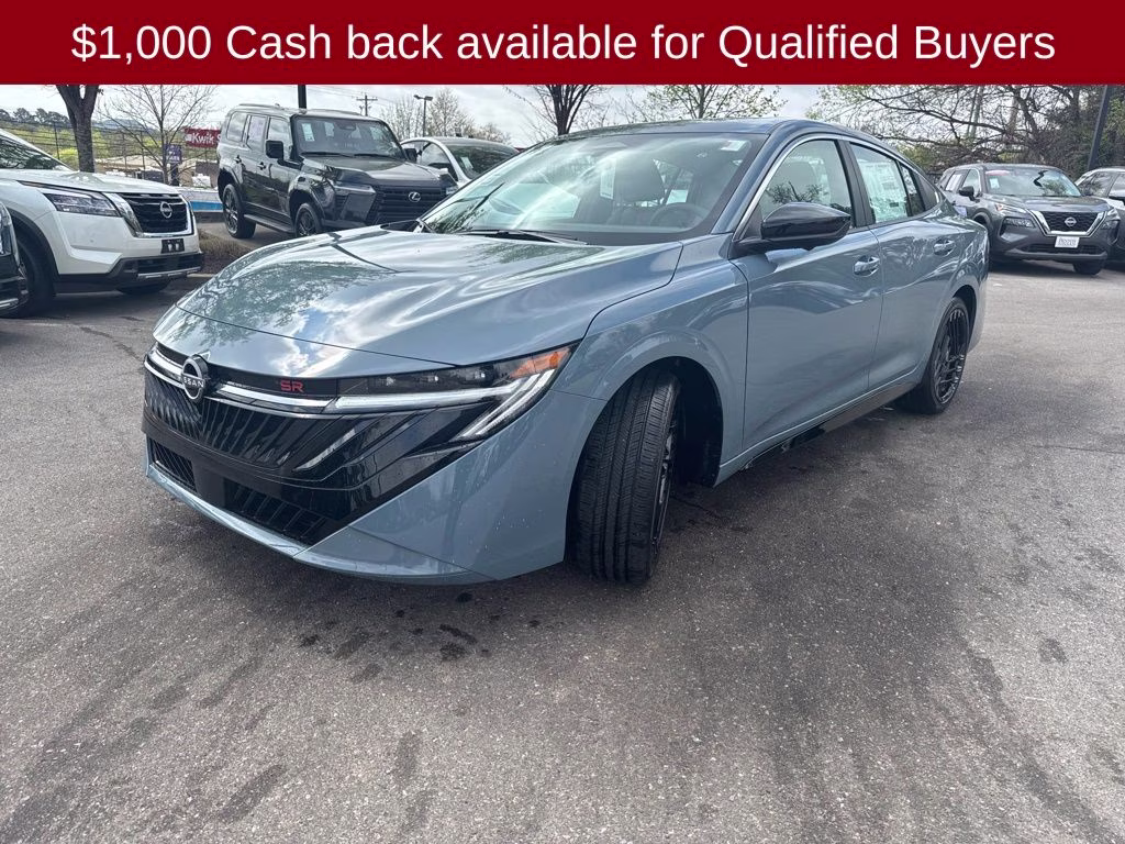 2026 Atlantic Gray Metallic Nissan Sentra SR FWD Sedan