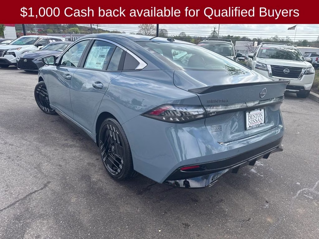 2026 Atlantic Gray Metallic Nissan Sentra SR FWD Sedan