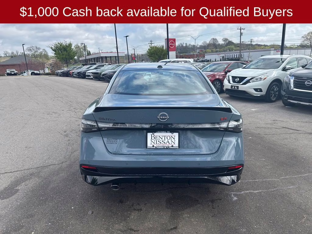 2026 Atlantic Gray Metallic Nissan Sentra SR FWD Sedan
