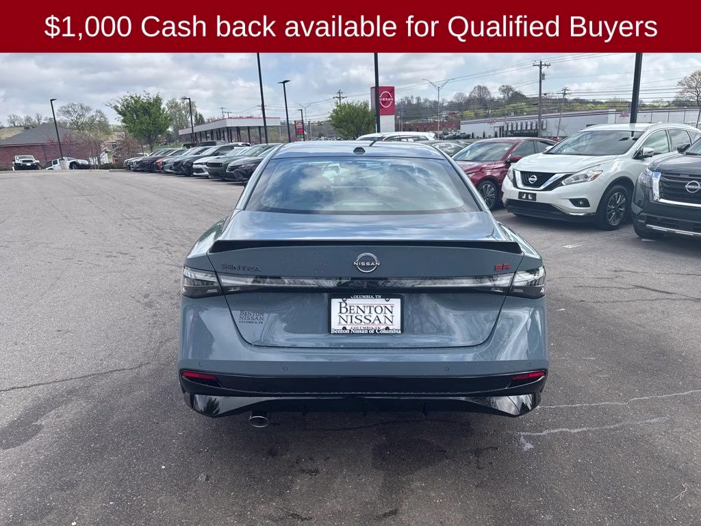 2026 Atlantic Gray Metallic Nissan Sentra SR FWD Sedan