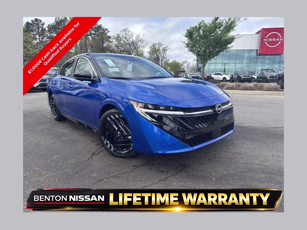 2026 Bluestone Pearl/Super Blk Nissan Sentra SR FWD Sedan