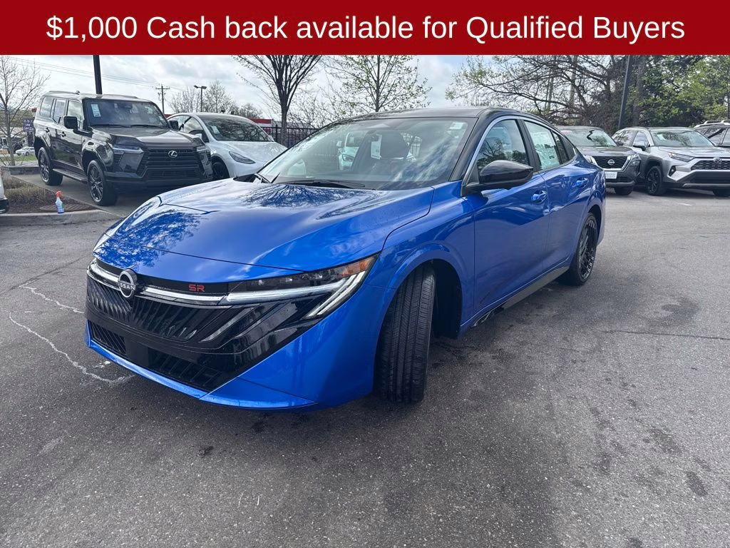 2026 Bluestone Pearl/Super Blk Nissan Sentra SR FWD Sedan